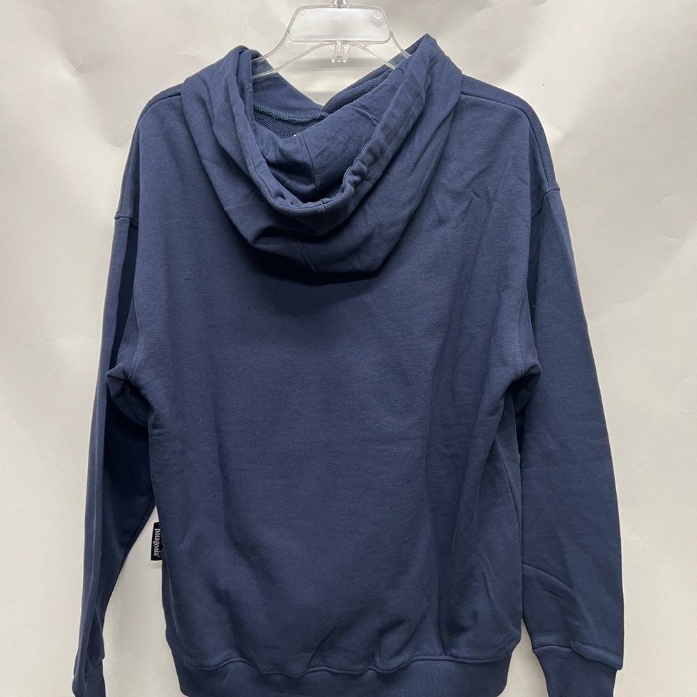 Patagonia Pullover Navy Hooded Sweatshirt Size L - Picture 3 of 5
